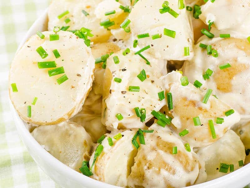 Conseils pour réussir la congélation d'une salade de pommes de terre