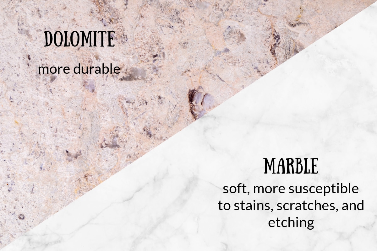 Dolomite et marbre