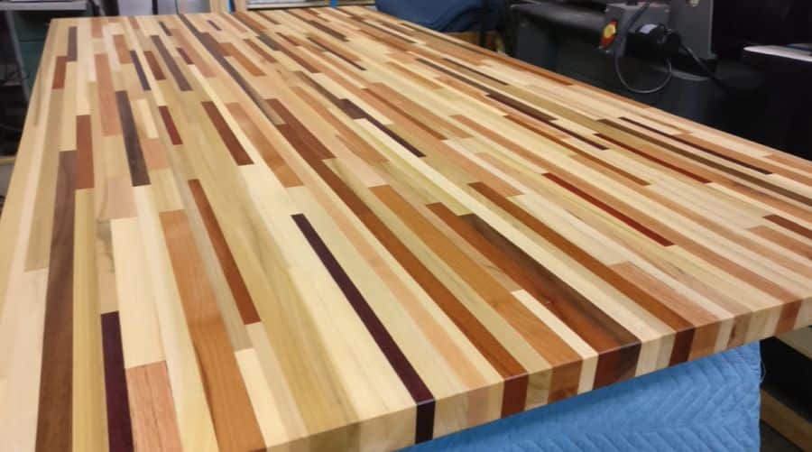 Comment fabriquer un comptoir en bois de boucher // DIY Woodworking